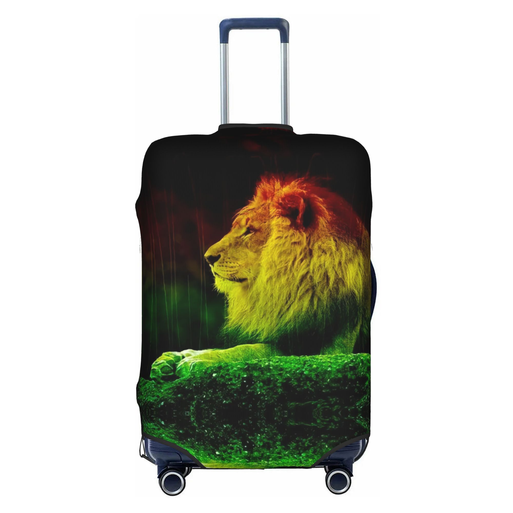 Travel Accessories For Jamaica - Jamaica Rastafarian Reggae Rasta Lion Kofferhülle,