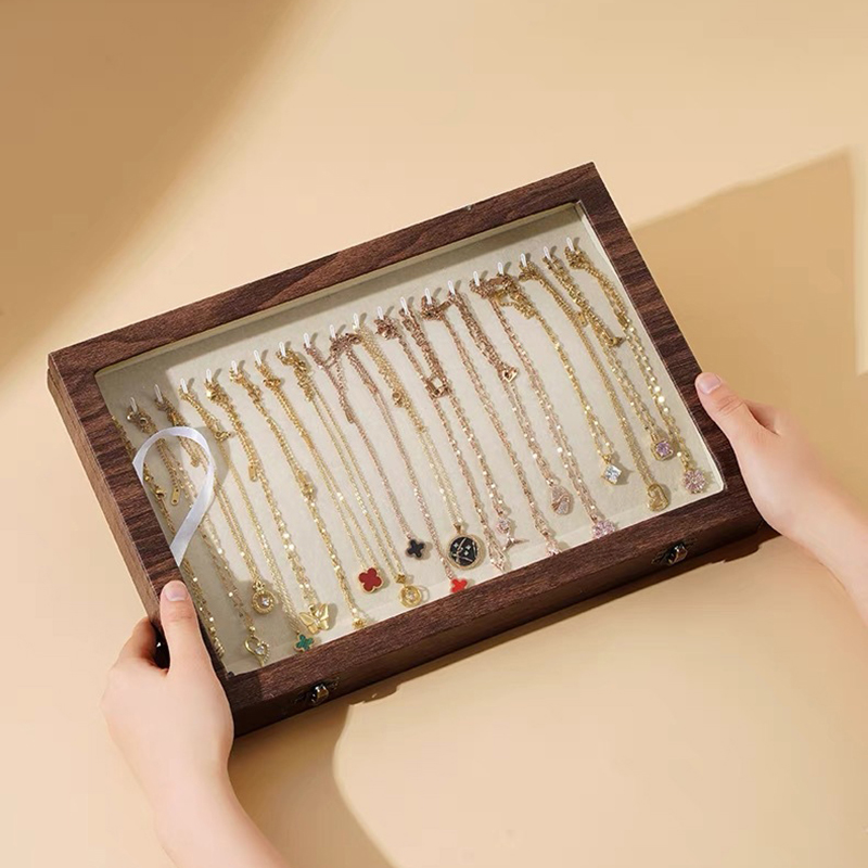 Travel Accessories Jewelry - Schmuckschatulle aus Holz für Hochzeit, Mutter,