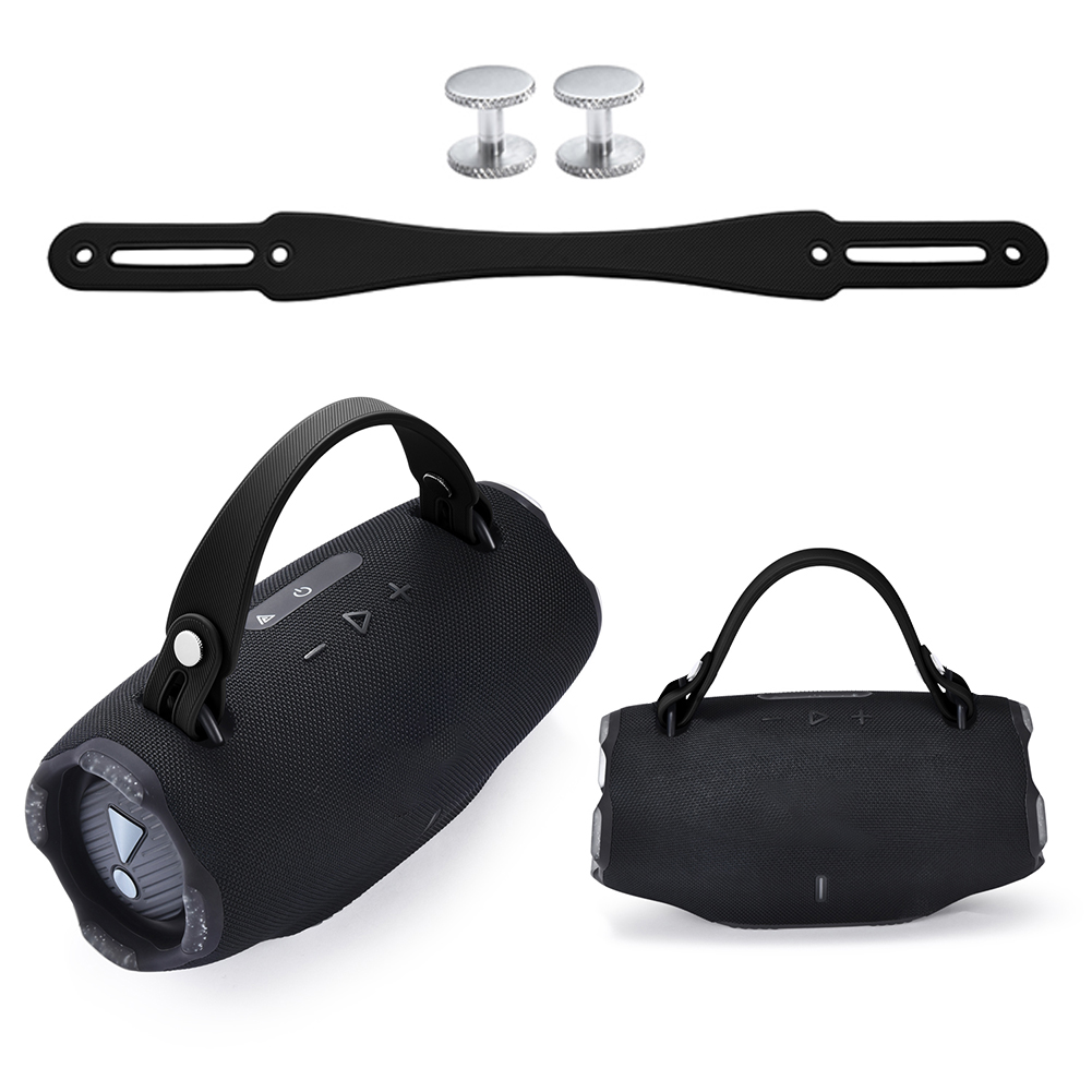 Travel Accessories Kit Bag - Abnehmbares Silikon-Lautsprecher-Griffband für Outdoor-Reisen, Starker Tragegurt