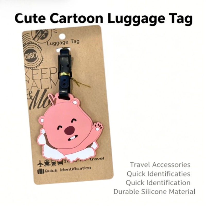 Travel Accessories Girly - Kawaii Pororo Loopy Beaver Gepäckanhänger, Niedlicher