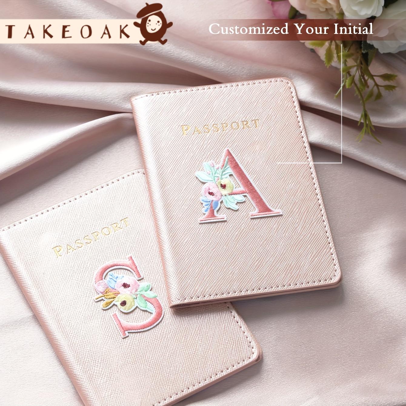 Travel Accessories Hong Kong - Maßgefertigter Blumen-Initialen-Buchstaben-Aufnäher Bestickter Alphabet-Aufbügelaufnäher für Reisepasshülle