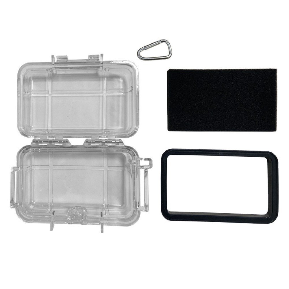 Travel Accessories Jewelry - Mini Tragbare Wasserdichte Aufbewahrungsbox Transparente Stoßfeste