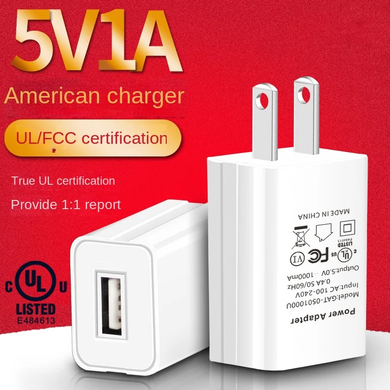 Travel Accessories Canada - US-Adapter 5V 2A 1A Schnellladung UL-Stecker