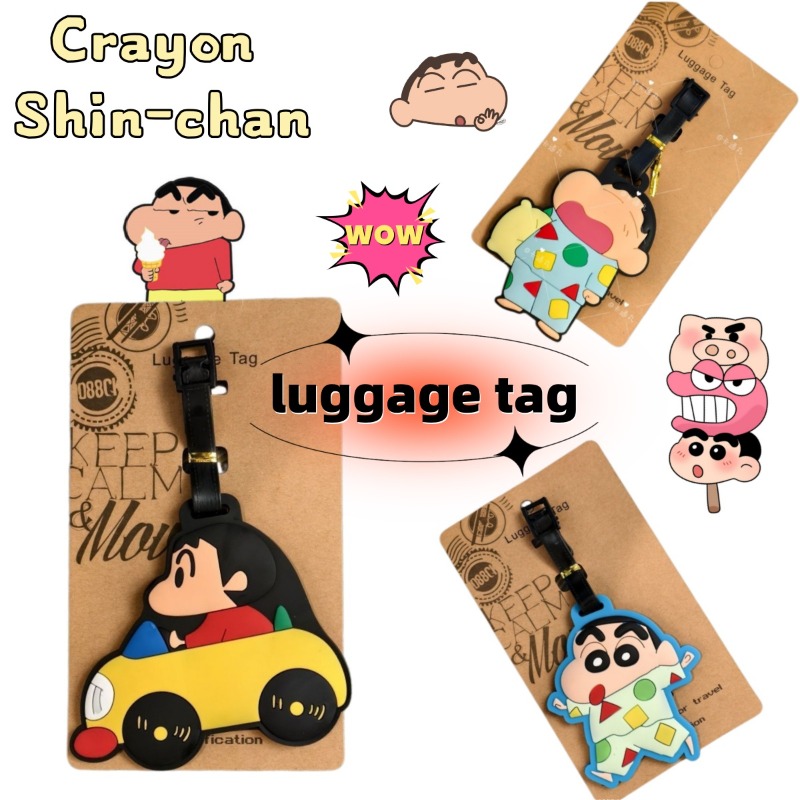 Travel Accessories Pouch - Crayon Shin-chan Cartoon Anime Persönlichkeit Mode-Gepäckanhänger