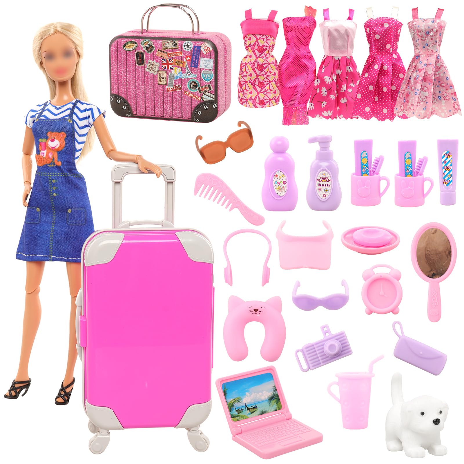 Travel Accessories Girly - Barwa 30 pcs 4.5lnch Reise möbel