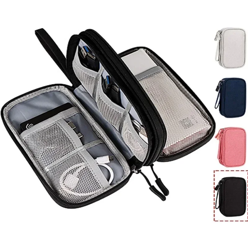 Travel Accessories Pouch - Reise-Kabeltasche Tragbare Digitale Aufbewahrungstasche Ladegerät-Datenkabel-USB-Organizer Wasserdichte