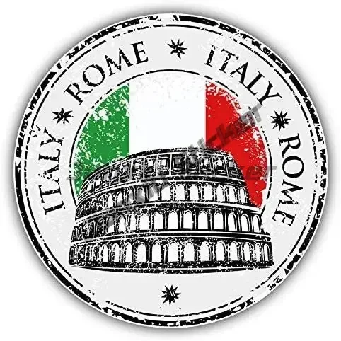 Travel Accessories Italy - Rom Stadt Italien Flagge Grunge Reise