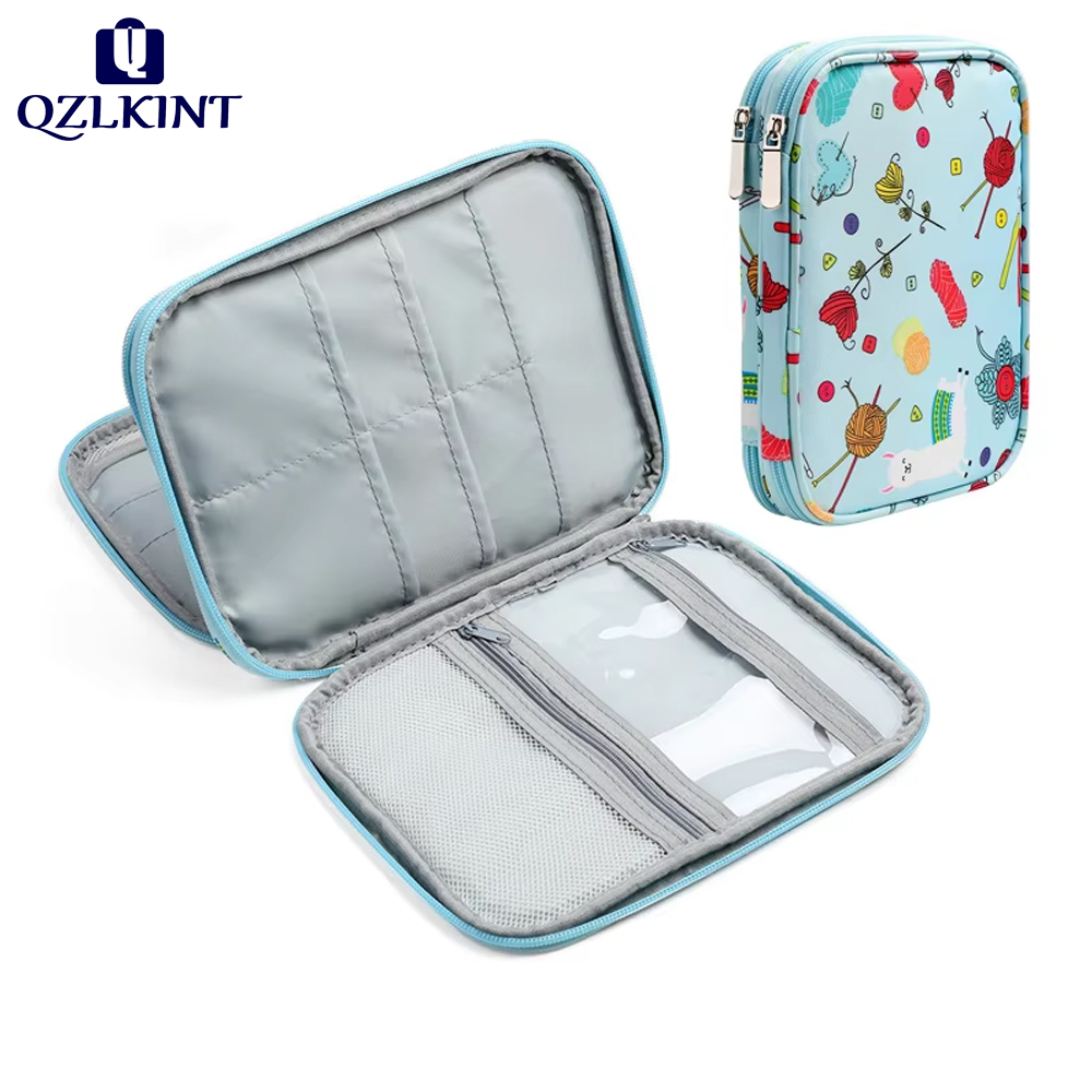 Travel Accessories Kit Bag - Leeres Etui für Stricknadeln, Reiseaufbewahrung, Organizer,