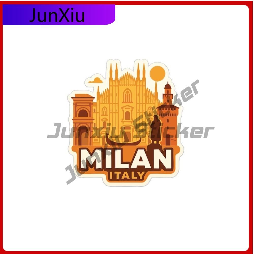 Travel Accessories Italy - Mailand Italien Reiseaufkleber Vinyl Aufkleber Camper