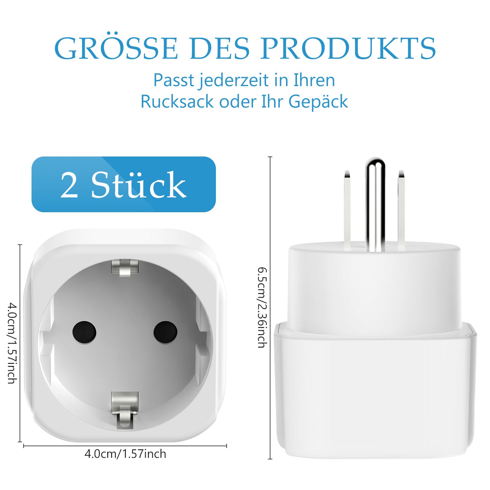 USA-Reiseadapter, EU-zu-US-Rei – Travel Accessories Canada Bewertung und Preis
