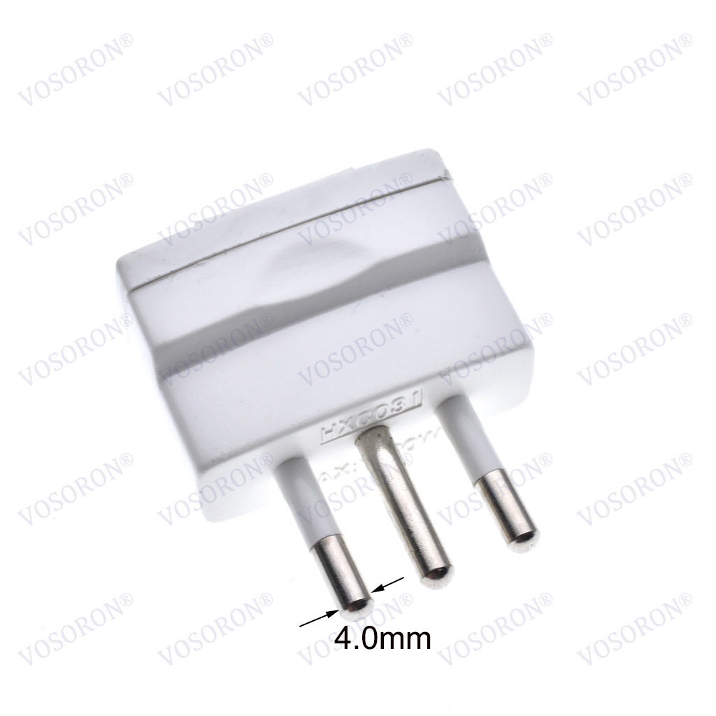 Europäische 2 pin EU 4,0mm zu  – Travel Accessories Italy Bewertung und Preis