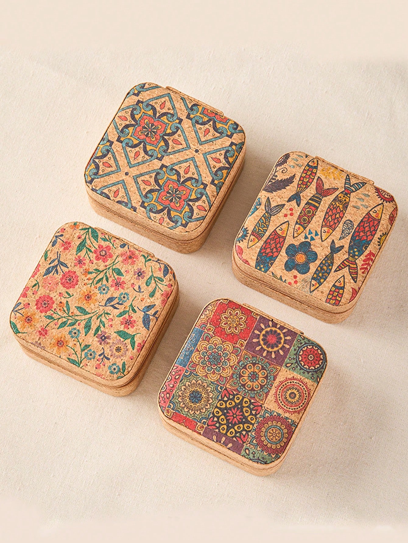 Quadratischer Vintage-Schmuckk – Travel Accessories Jewelry Bewertung und Preis