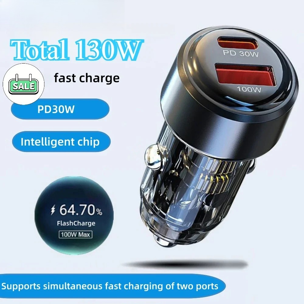 Insgesamt 130 W USB-Autoladege – Travel Plug Type C Bewertung und Preis