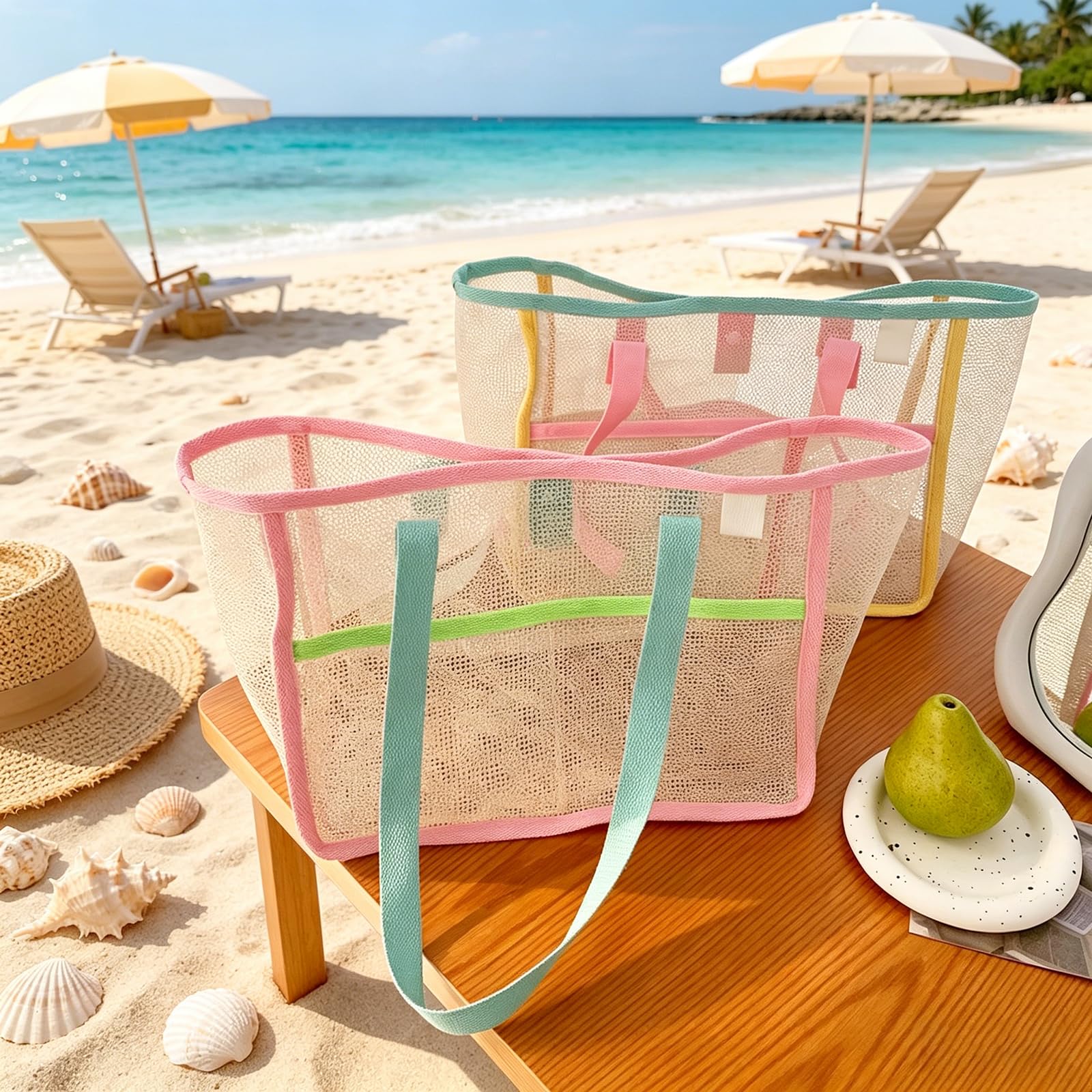 Strandtaschen für Frauen Bunte – Travel Accessories Pouch Bewertung und Preis