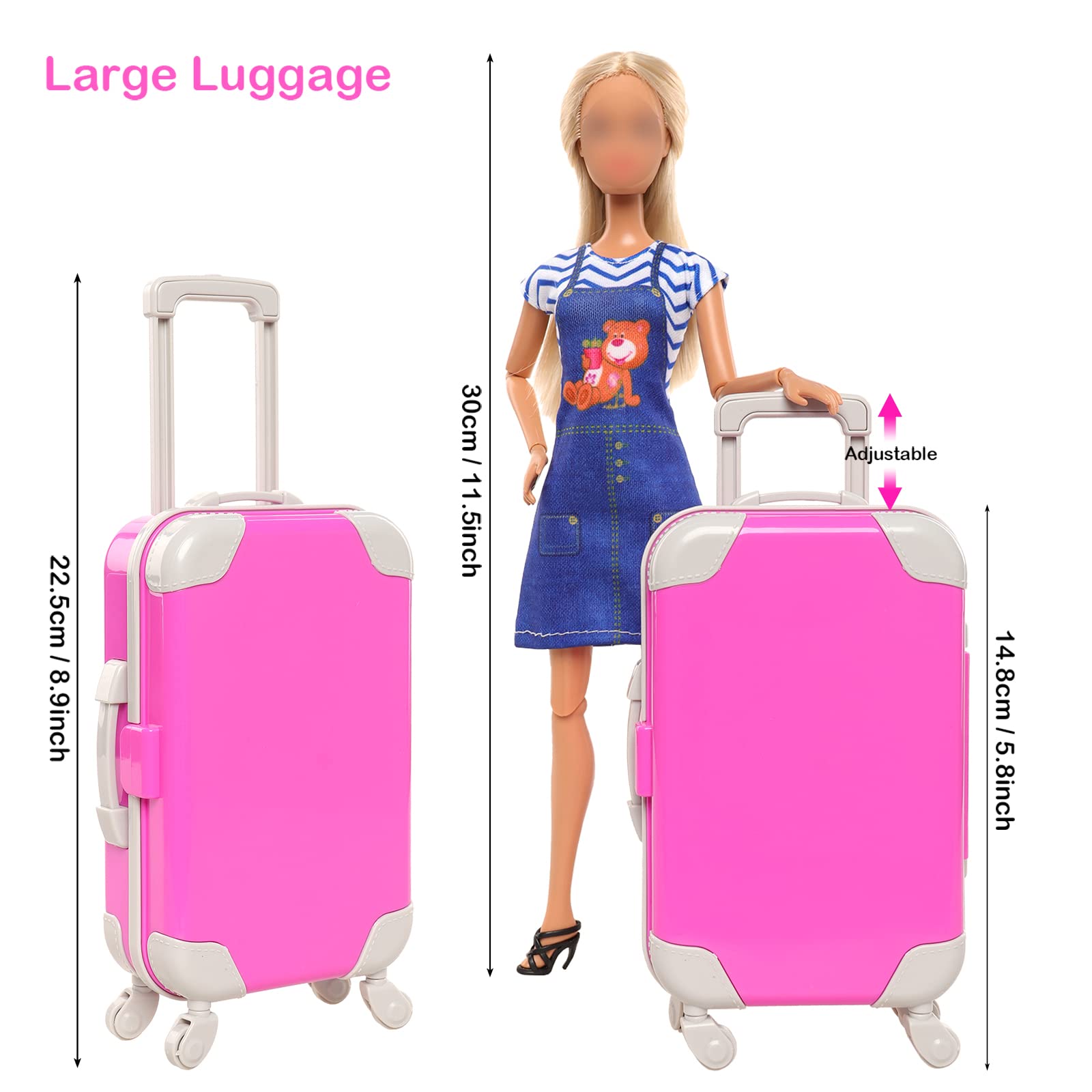 Barwa 30 pcs 4.5lnch Reise möb – Travel Accessories Girly Bewertung und Preis