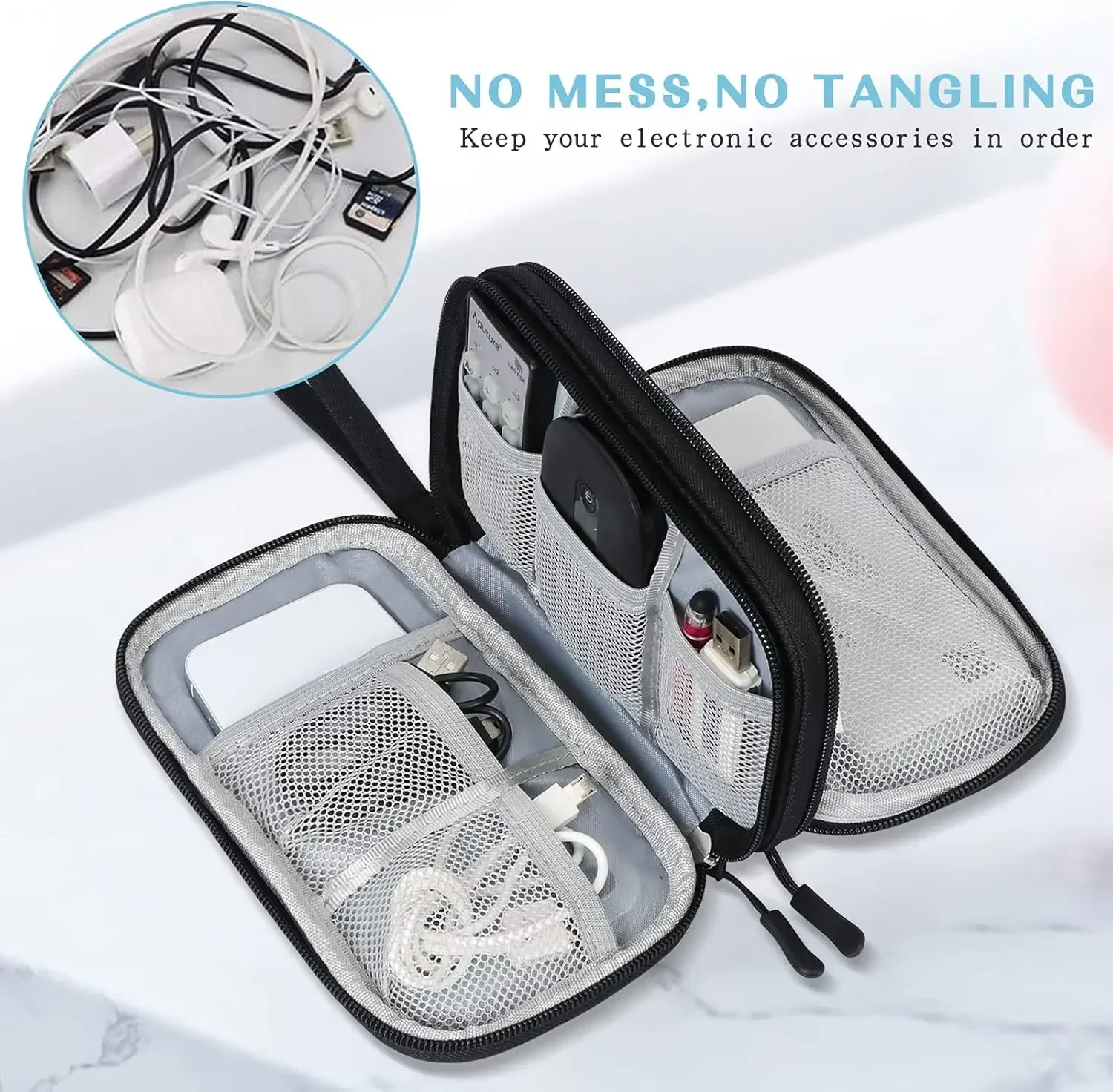 Reise-Kabeltasche Tragbare Dig – Travel Accessories Pouch Bewertung und Preis